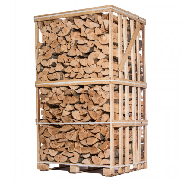 BOIS DE CHAUFFAGE - 45 CM - MÉLANGE DE BOIS DURS - PALETTE 2 M3 - 2.6 STÈRES